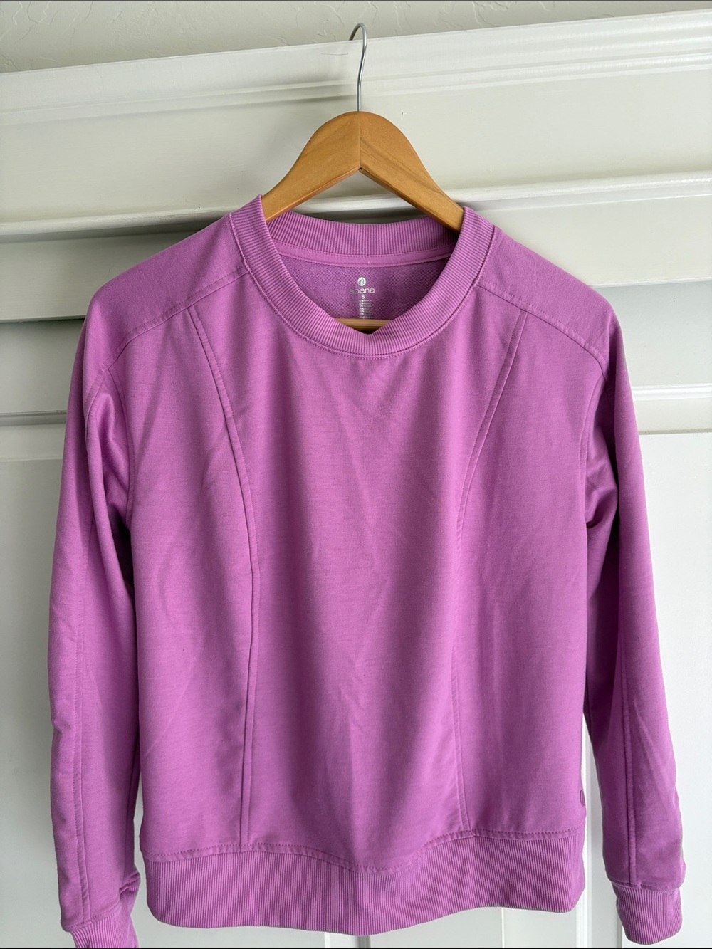 Apana Lavender Crewneck Sweatshirt